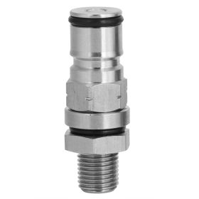 304 Stainless Steel Beer Keg Ball Lock Adapter Post Pressure Relief Valve Home‑Brew Accessory(Gas )