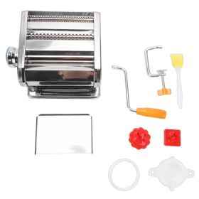 Pasta Maker Adjustable Multifunctional Manual Noodle Maker Machine With Hand Crank And Cutter For Spaghetti Fettuccini Dumpling Skin
